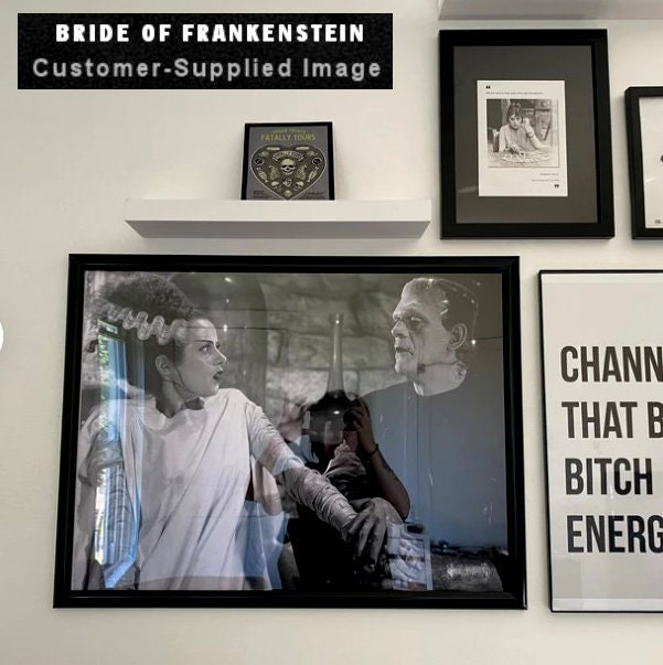 Bride of Frankenstein -- 11" x 17" Poster Art Print || Elsa Lanchester & Boris Karloff!