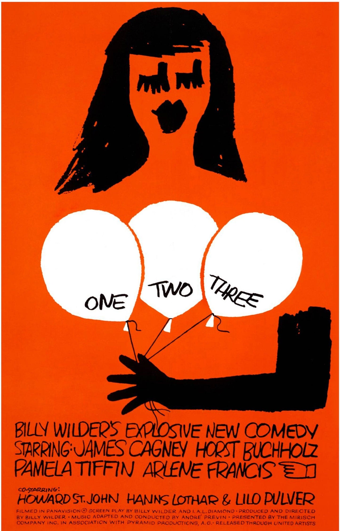 One, Two, Three -- 11" x 17" Deluxe Poster Art Print from Billy Wilder Masterpiece!