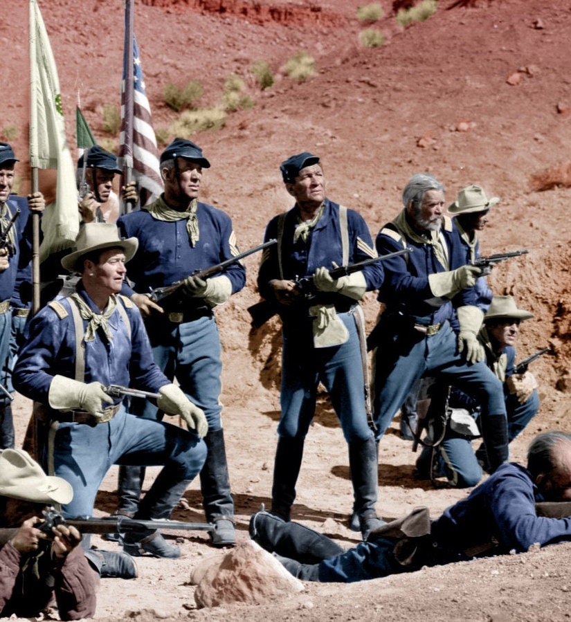 Fort Apache  -- 8.5" x 11" Art Print || John Wayne & the U.S. Calvary!