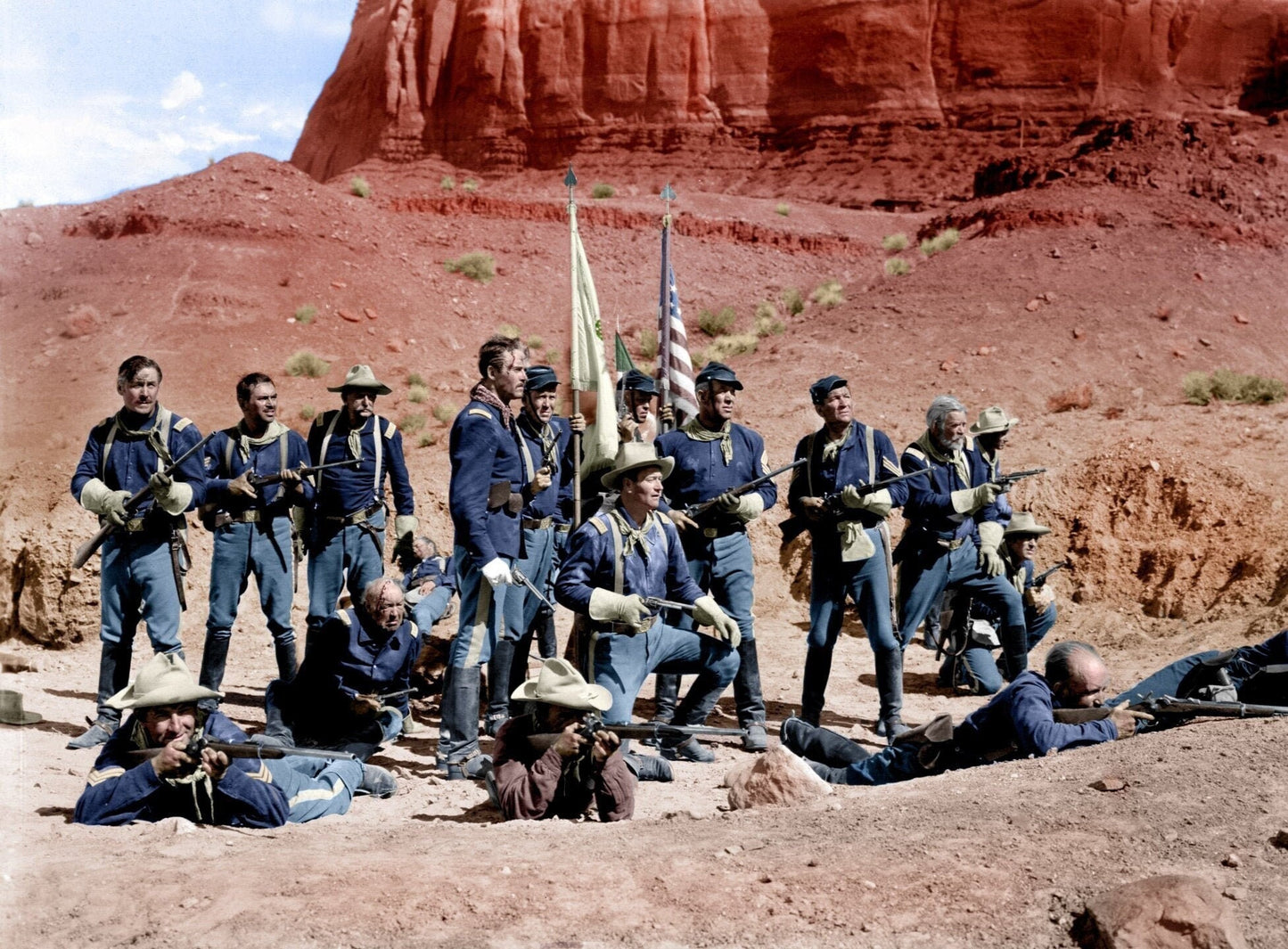 Fort Apache  -- 8.5" x 11" Art Print || John Wayne & the U.S. Calvary!