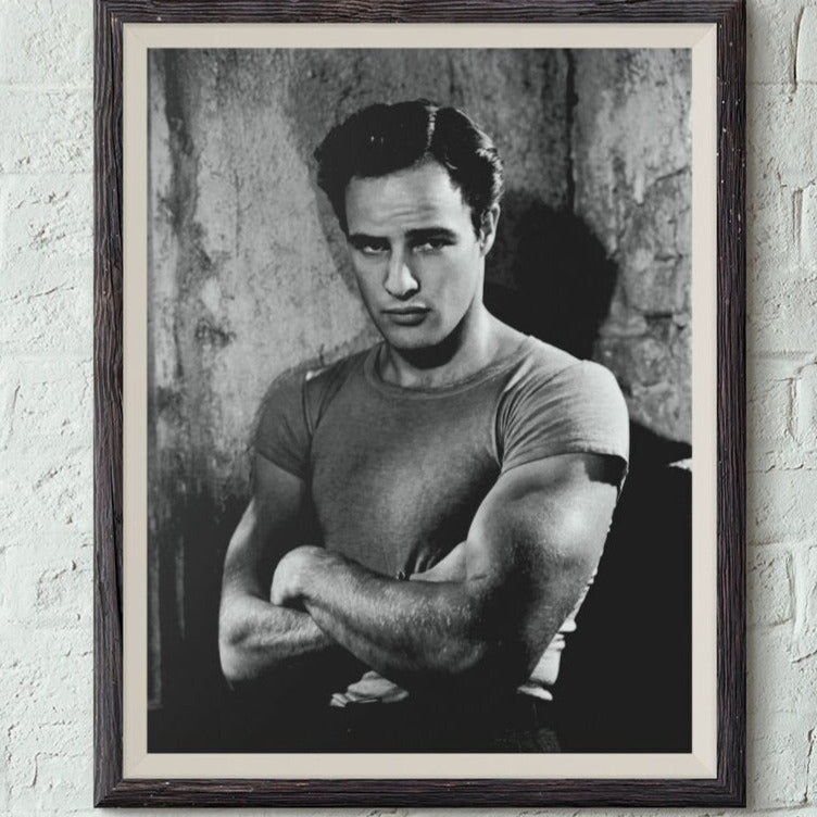 Marlon Brando -- 11" x 17" Deluxe Poster Art Print | Brando in A Streetcar Named Desire!