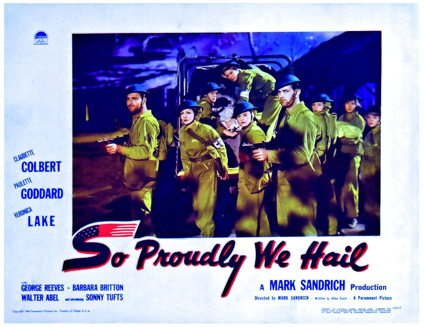 So Proudly We Hail -- 8.5" x 11" Art Print || Soldiers Huddled Before WW2 Combat! Somber, but Respectful, Wall Decor!